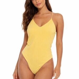 H&M Sunny Yellow One-Piece Swimsuit